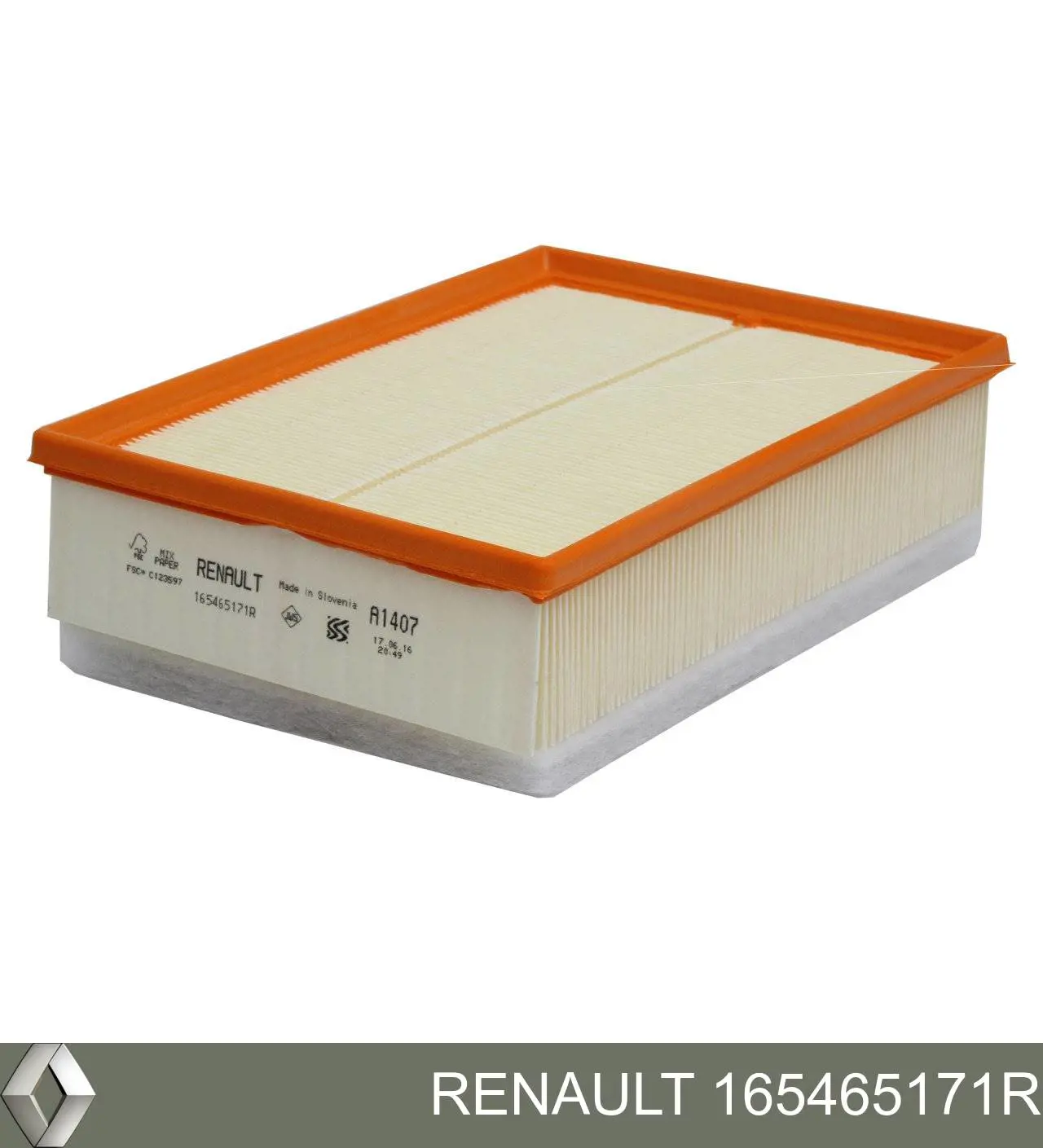 Filtro de ar Renault (RVI) 165465171R preço, a partir de 24,96 USD