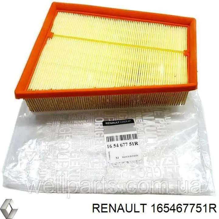 165467751R Renault (RVI) Filtro de ar