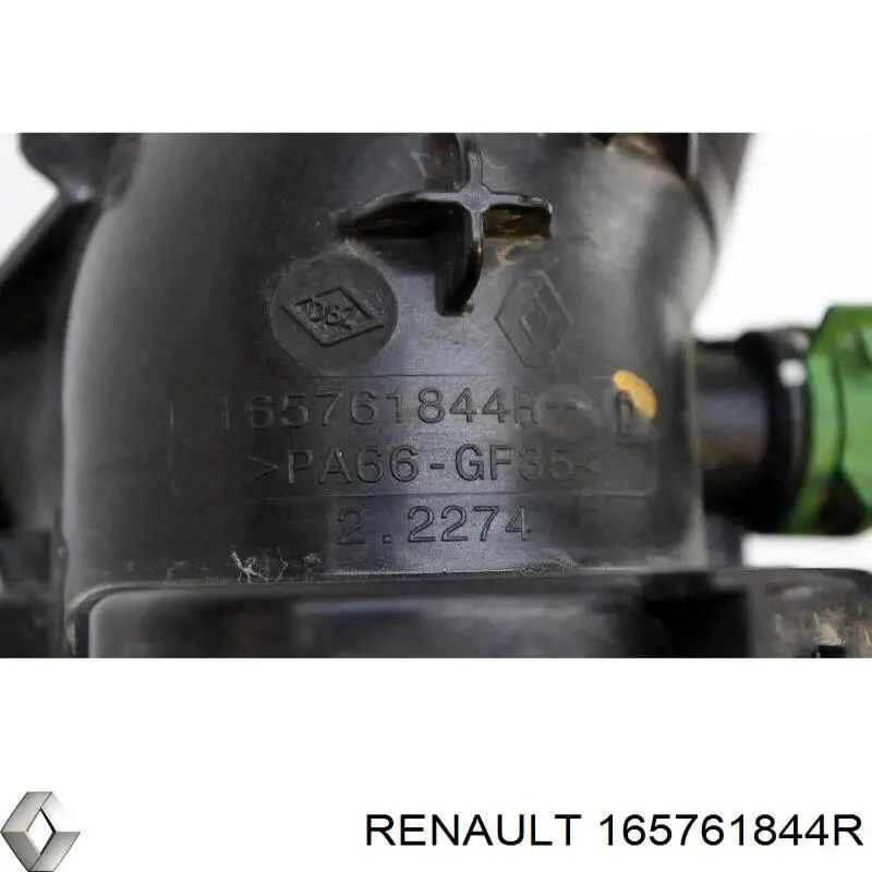 165761844R Renault (RVI) Cano derivado de ar, entrada na turbina (supercompressão)