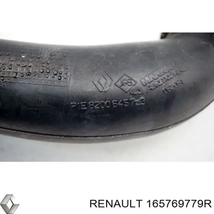 165769779R Renault (RVI) Mangueira (cano derivado) de intercooler
