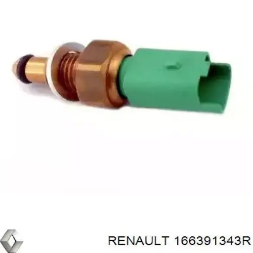 166391343R Renault (RVI) Sensor de temperatura do fluido de esfriamento