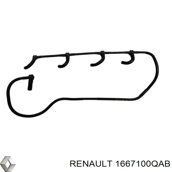 Compre 1667100QAB Renault (RVI) Tubo de combustível, inverso desde os injetores