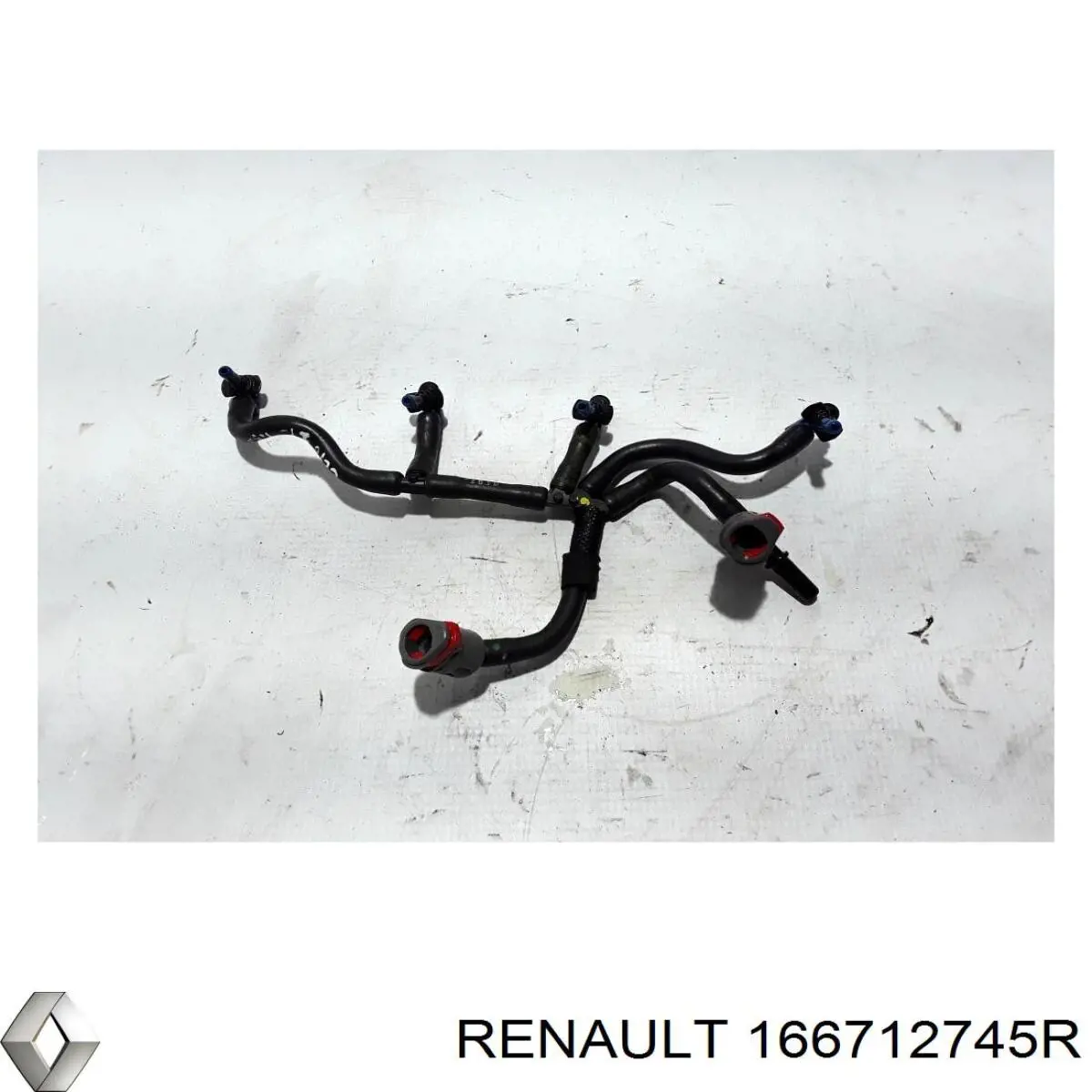 Tubo de combustível, inverso desde os injetores Renault (RVI) 166712745R preço, a partir de 128,42 USD