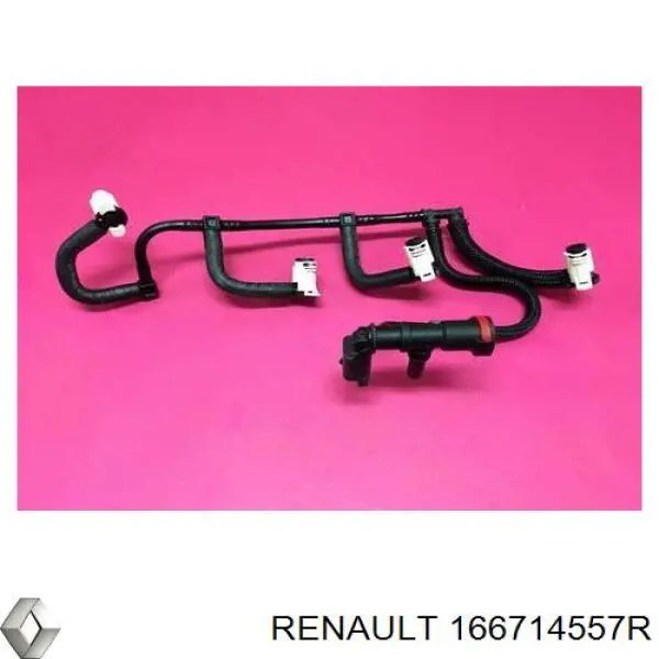Tubo de combustível, inverso desde os injetores Renault (RVI) 166714557R preço, a partir de 79,71 USD