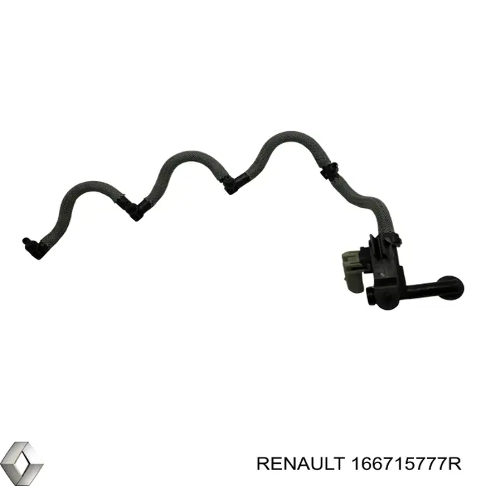 166715777R Renault (RVI) Tubo de combustível, inverso desde os injetores