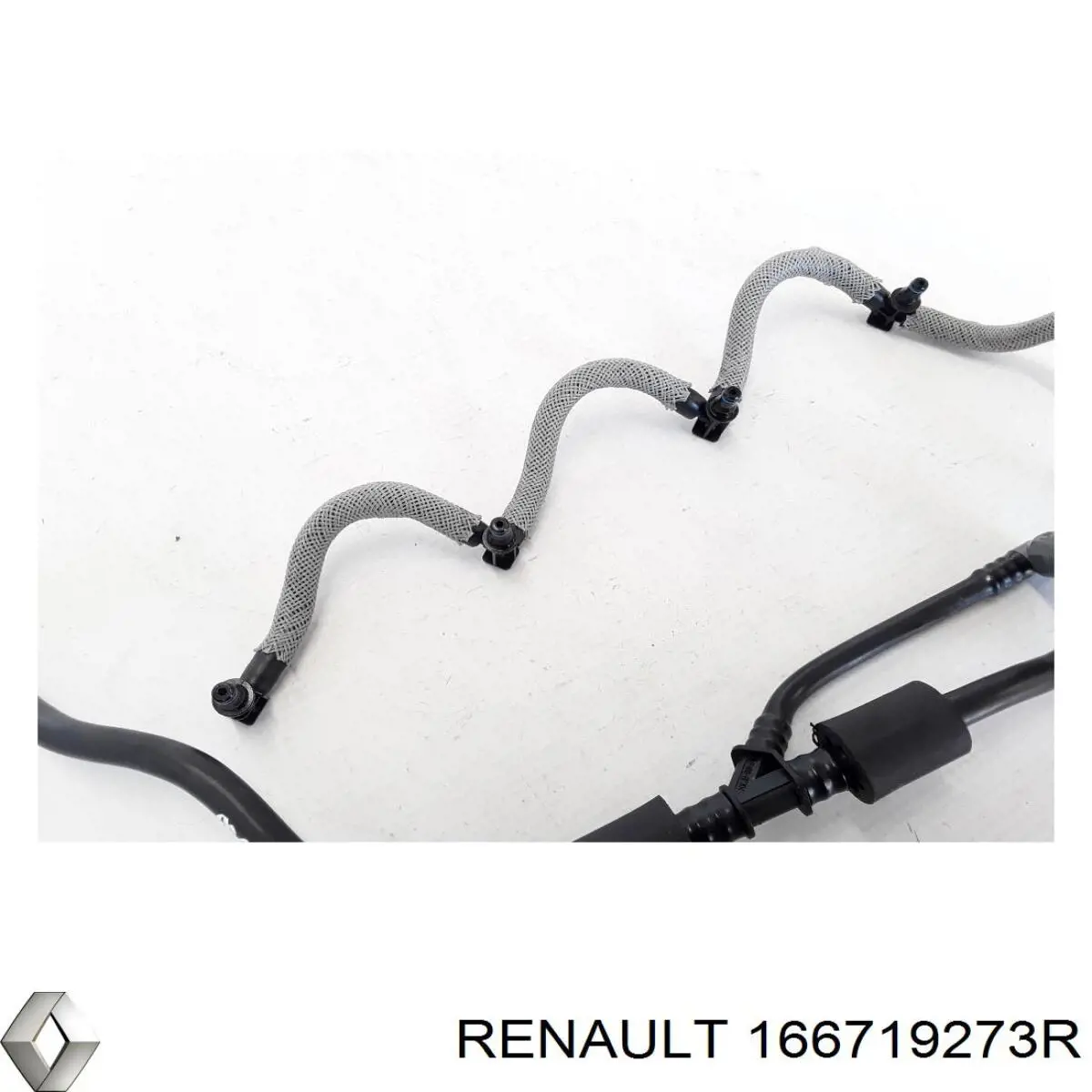 166719273R Renault (RVI) Tubo de combustível, inverso desde os injetores