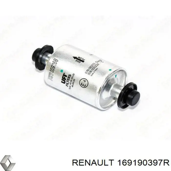 Compre 169190397R Renault (RVI) Filtro de combustível