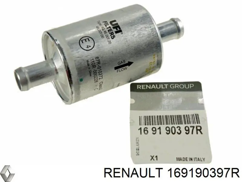 Filtro de combustível Renault (RVI) 169190397R preço, a partir de 8,07 USD