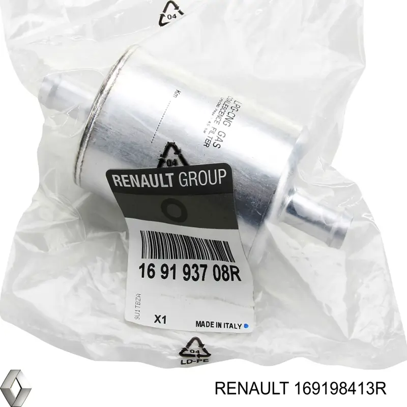 Compre 169198413R Renault (RVI) Filtro de combustível