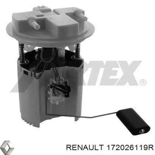 172026119R Renault (RVI) Módulo de bomba de combustível com sensor do nível de combustível