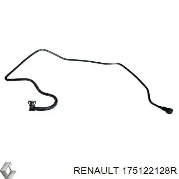 175122128R Renault (RVI) Tubo de combustível inverso desde o filtro até o tanque