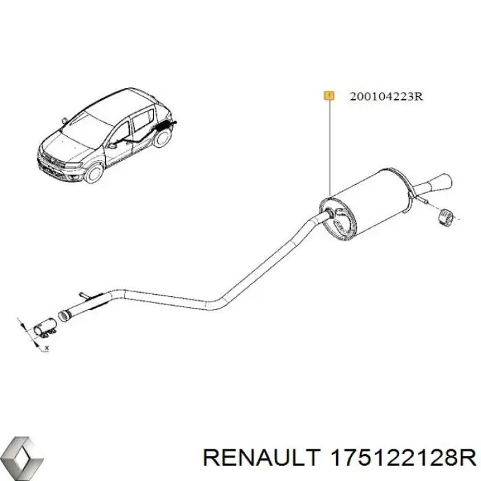 Tubo de combustível inverso desde o filtro até o tanque Renault (RVI) 175122128R preço, a partir de 29,12 USD