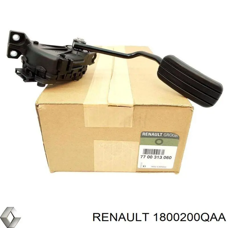 1800200QAA Renault (RVI) Pedal de gás (de acelerador)