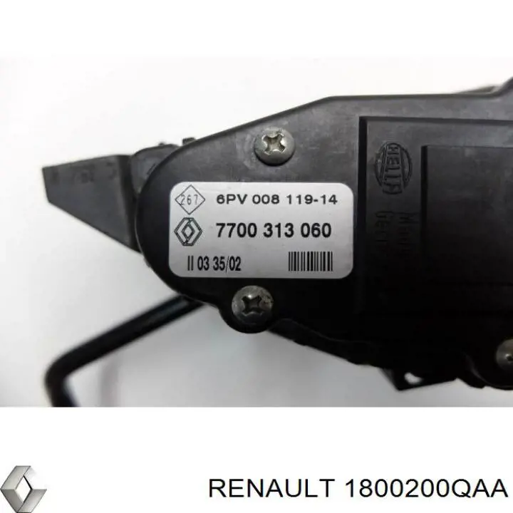 Compre 1800200QAA Renault (RVI) Pedal de gás (de acelerador)