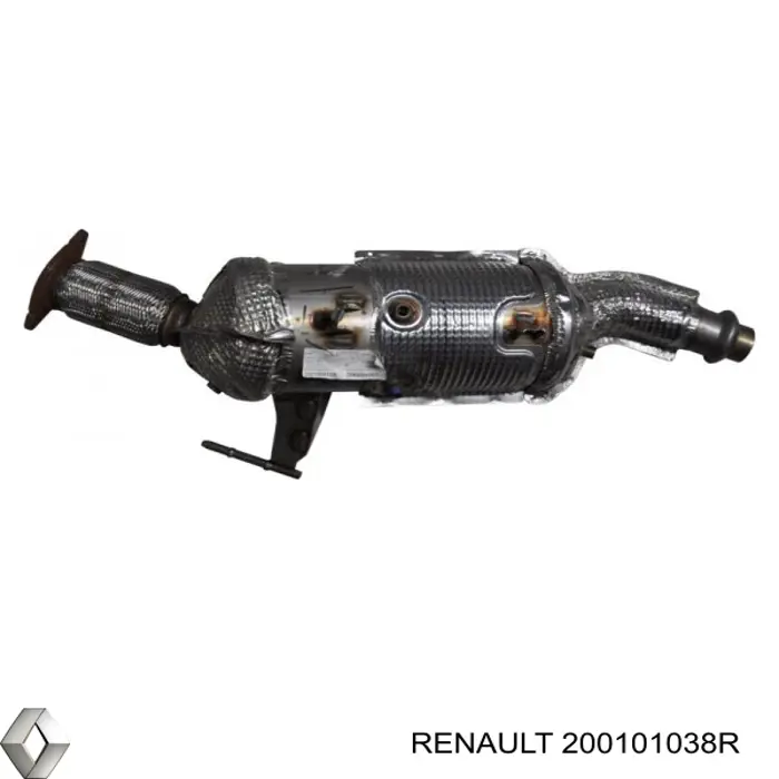 200101038R Renault (RVI) Tubo de admissão dianteiro (calças) do silenciador