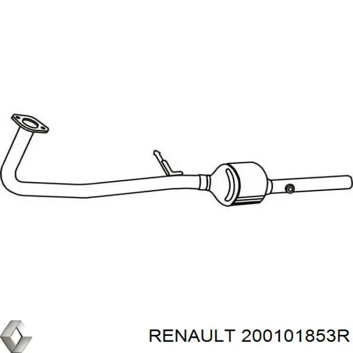 Compre 200101853R Renault (RVI) Convertidor - catalisador