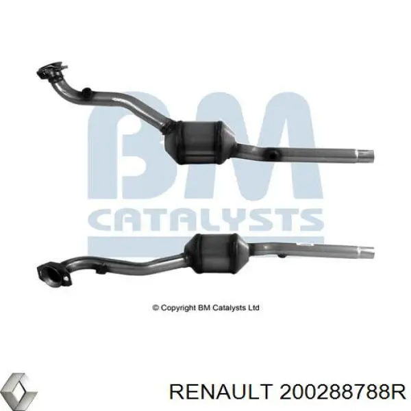 200288788R Renault (RVI) Convertidor - catalisador