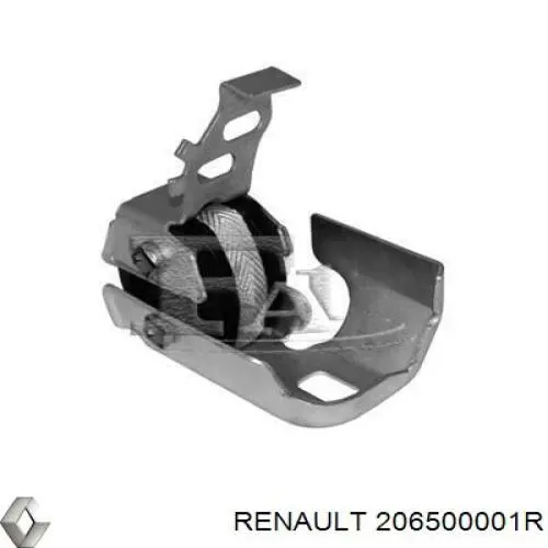 206500001R Renault (RVI) Consola de coxim traseiro do silenciador