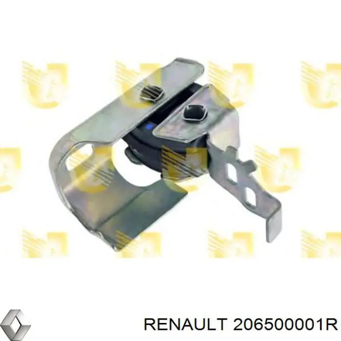 Compre 206500001R Renault (RVI) Consola de coxim traseiro do silenciador