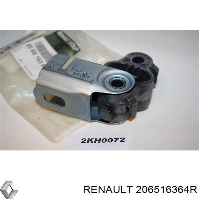 206516364R Renault (RVI) Braçadeira do silenciador traseira