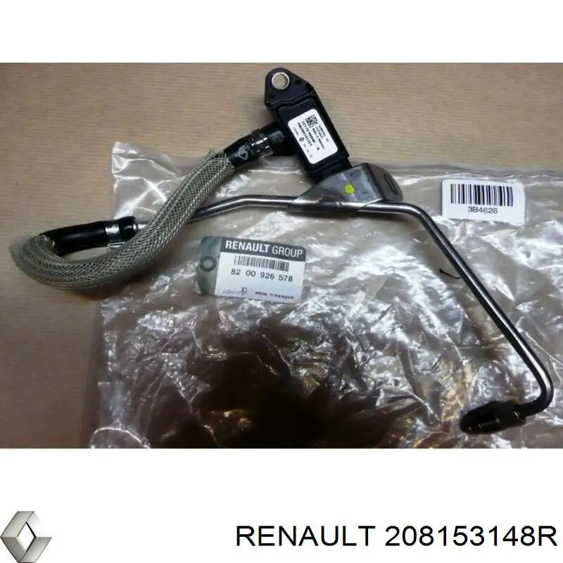Compre 208153148R Renault (RVI) Sensor de pressão dos gases de escape