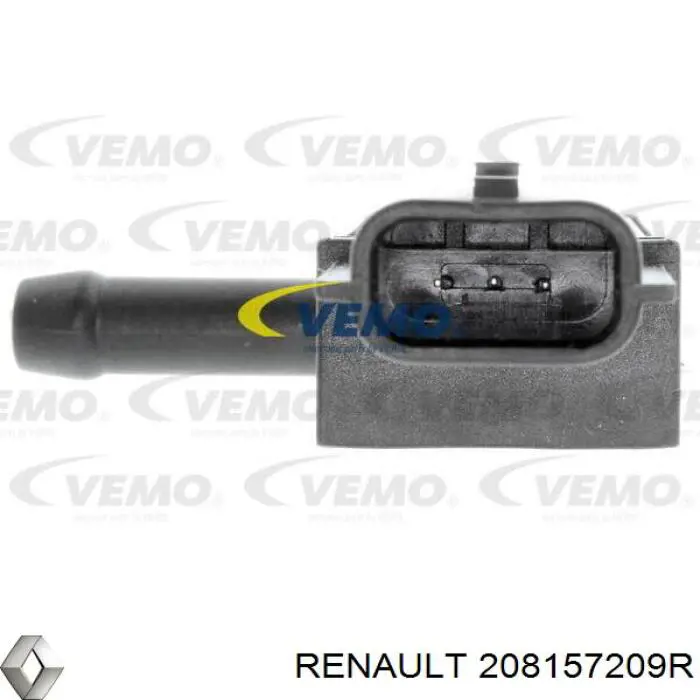 Compre 208157209R Renault (RVI) Sensor de pressão dos gases de escape