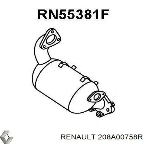 Convertidor - catalisador Nissan/Infiniti 2090000Q0P preço, a partir de 829,15 USD
