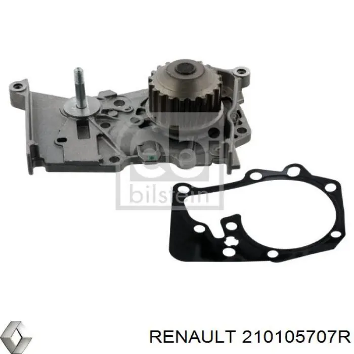 Compre 210105707R Renault (RVI) Bomba de água (bomba) de esfriamento