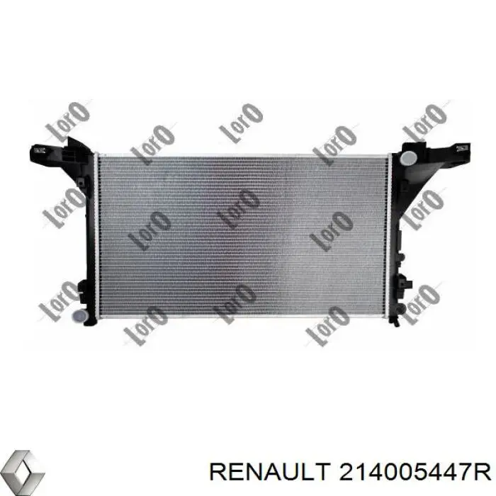 214005447R Renault (RVI) Radiador de esfriamento de motor