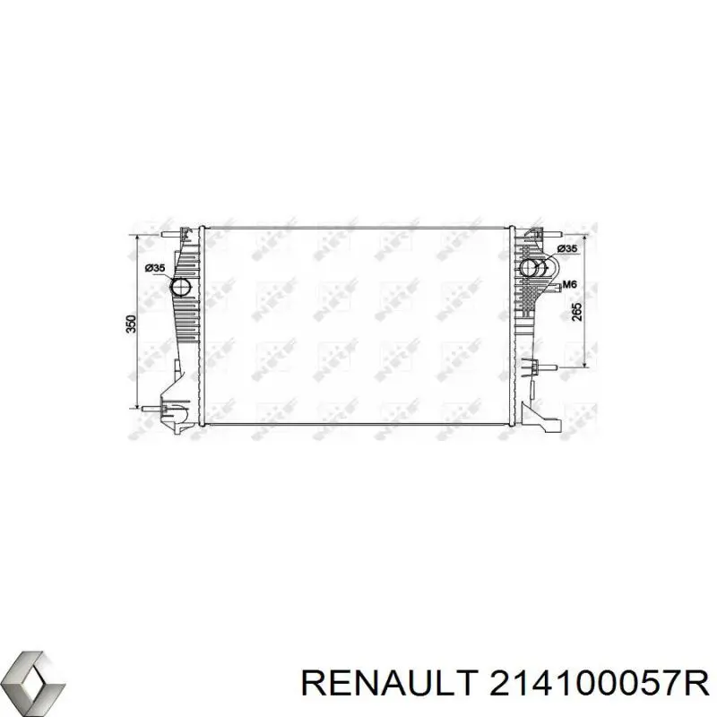 Radiador de esfriamento de motor Renault (RVI) 214100057R preço, a partir de 108,96 USD