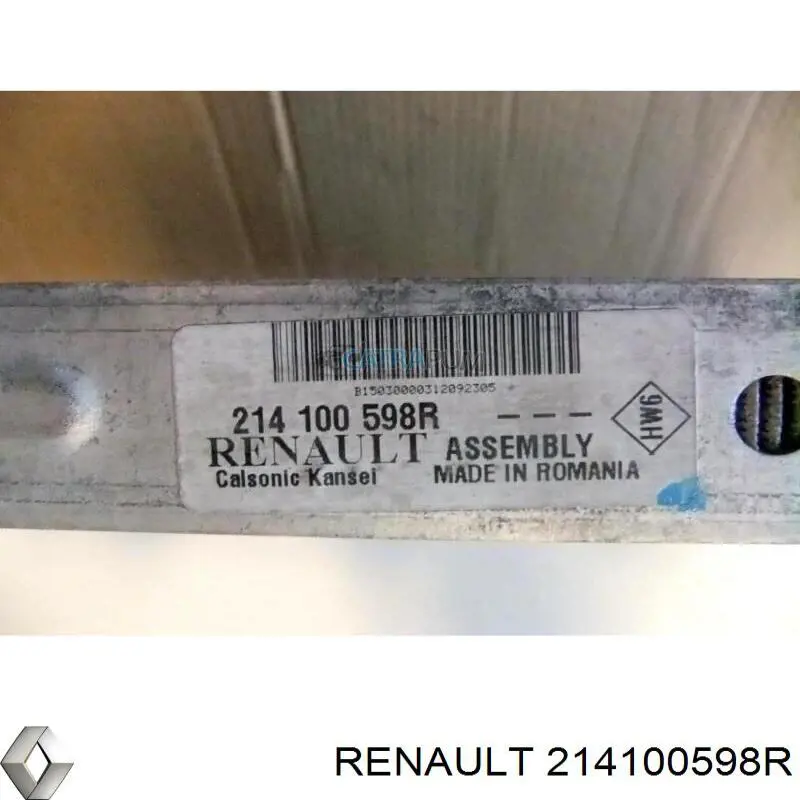Radiador de esfriamento de motor Renault (RVI) 214100598R preço, a partir de 95,51 USD