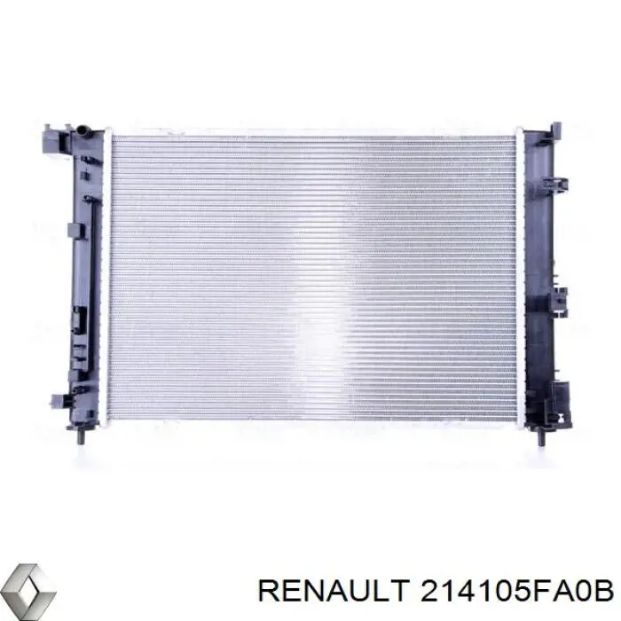 214105FA0B Renault (RVI) Radiador de esfriamento de motor