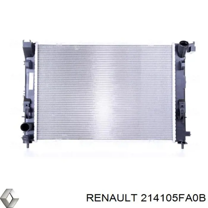 Radiador de esfriamento de motor 214105FA0B Renault (RVI)