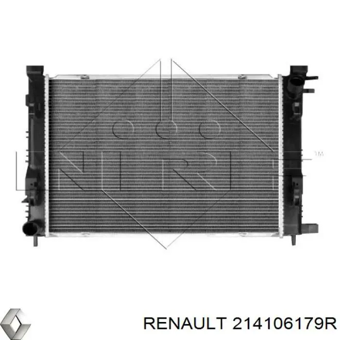 214106179R Renault (RVI) Radiador de esfriamento de motor