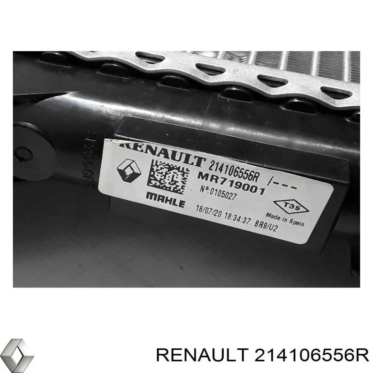 Compre 214106556R Renault (RVI) Radiador de esfriamento de motor