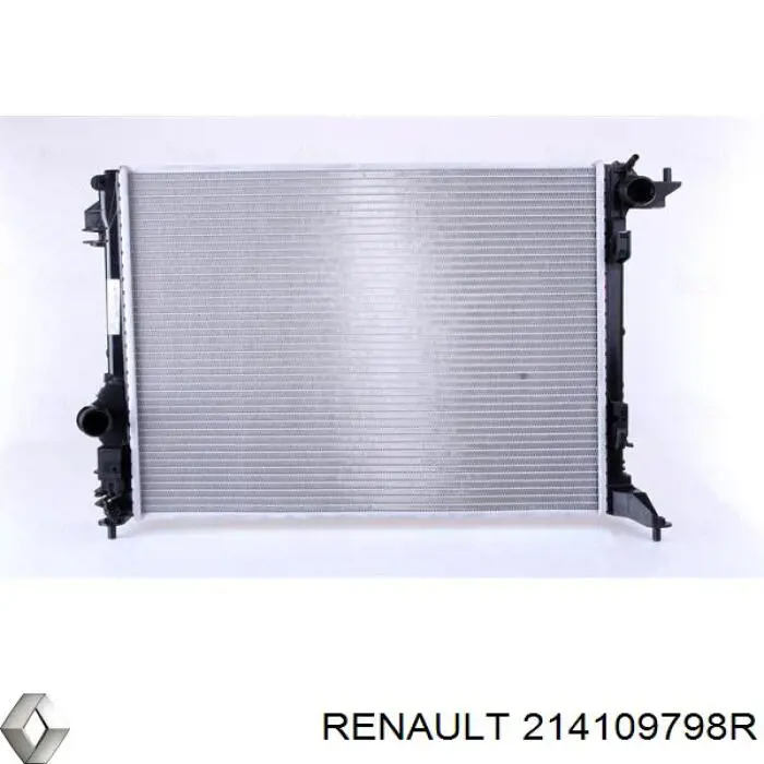 214109798R Renault (RVI) Radiador de esfriamento de motor