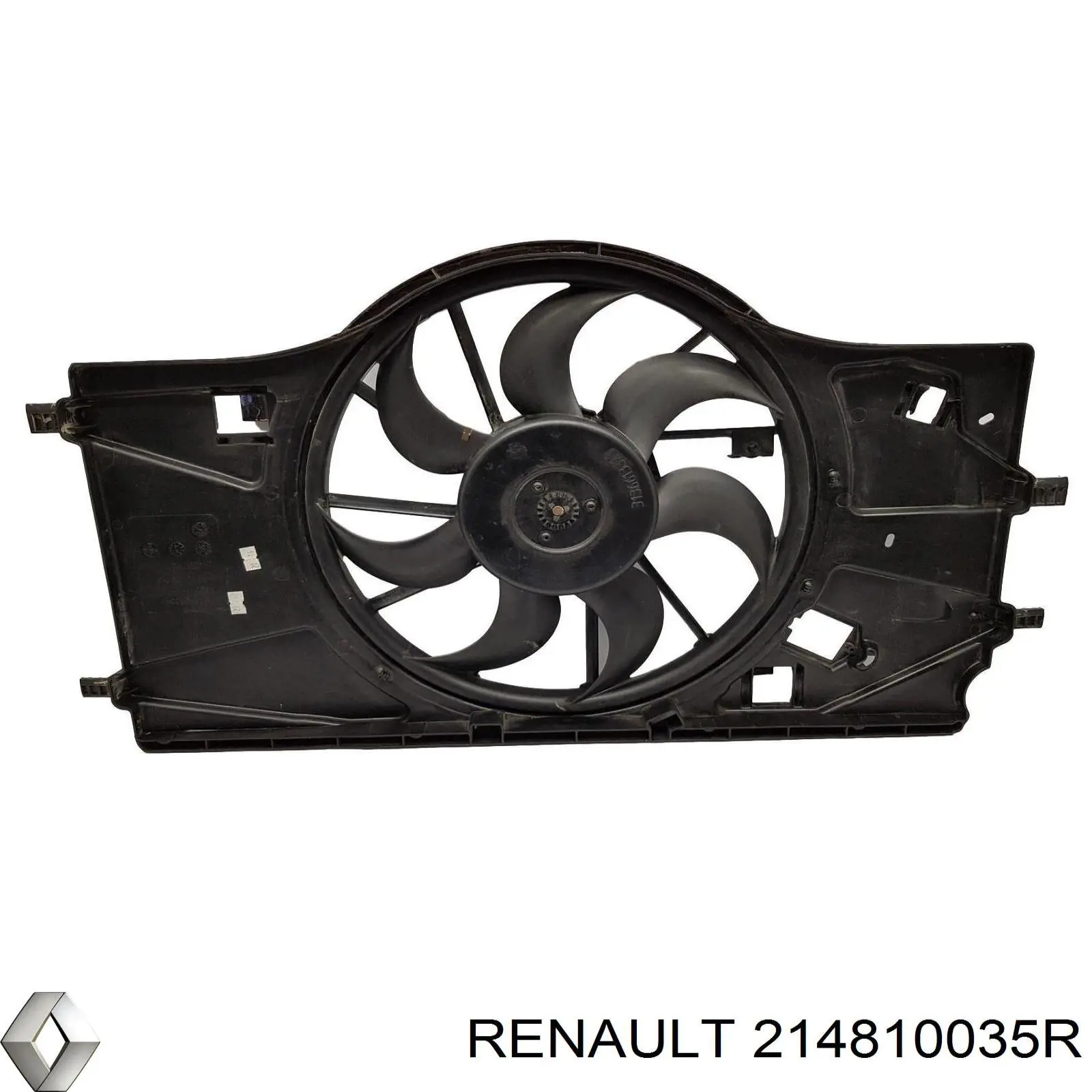 Ventilador elétrico de esfriamento montado (motor + roda de aletas) Renault (RVI) 214810035R preço, a partir de 60,20 USD