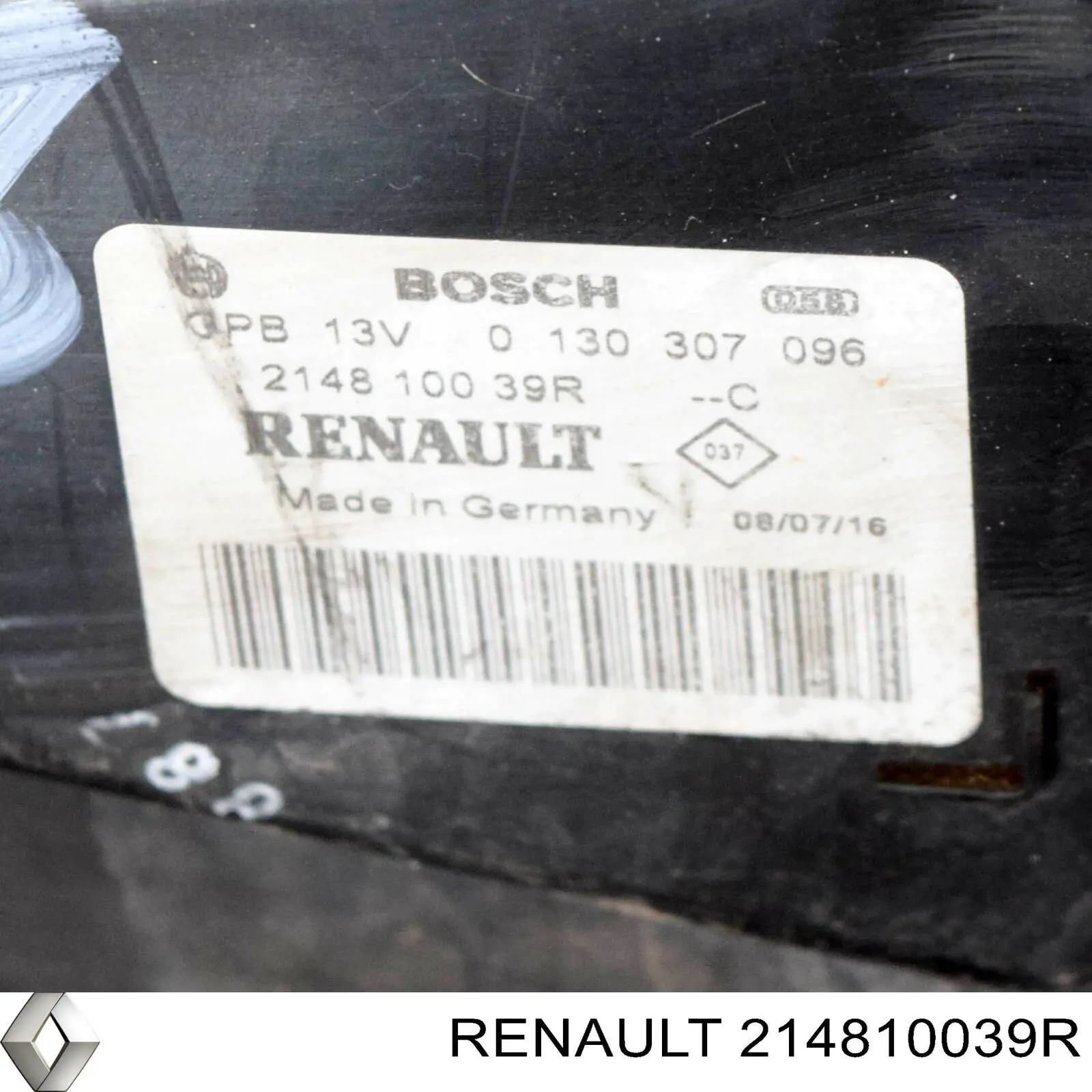 Ventilador elétrico de esfriamento montado (motor + roda de aletas) Renault (RVI) 214810035R preço, a partir de 66,33 USD