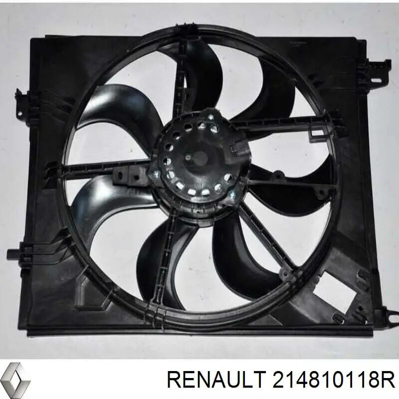 214810118R Renault (RVI) Difusor do radiador de esfriamento, montado com motor e roda de aletas