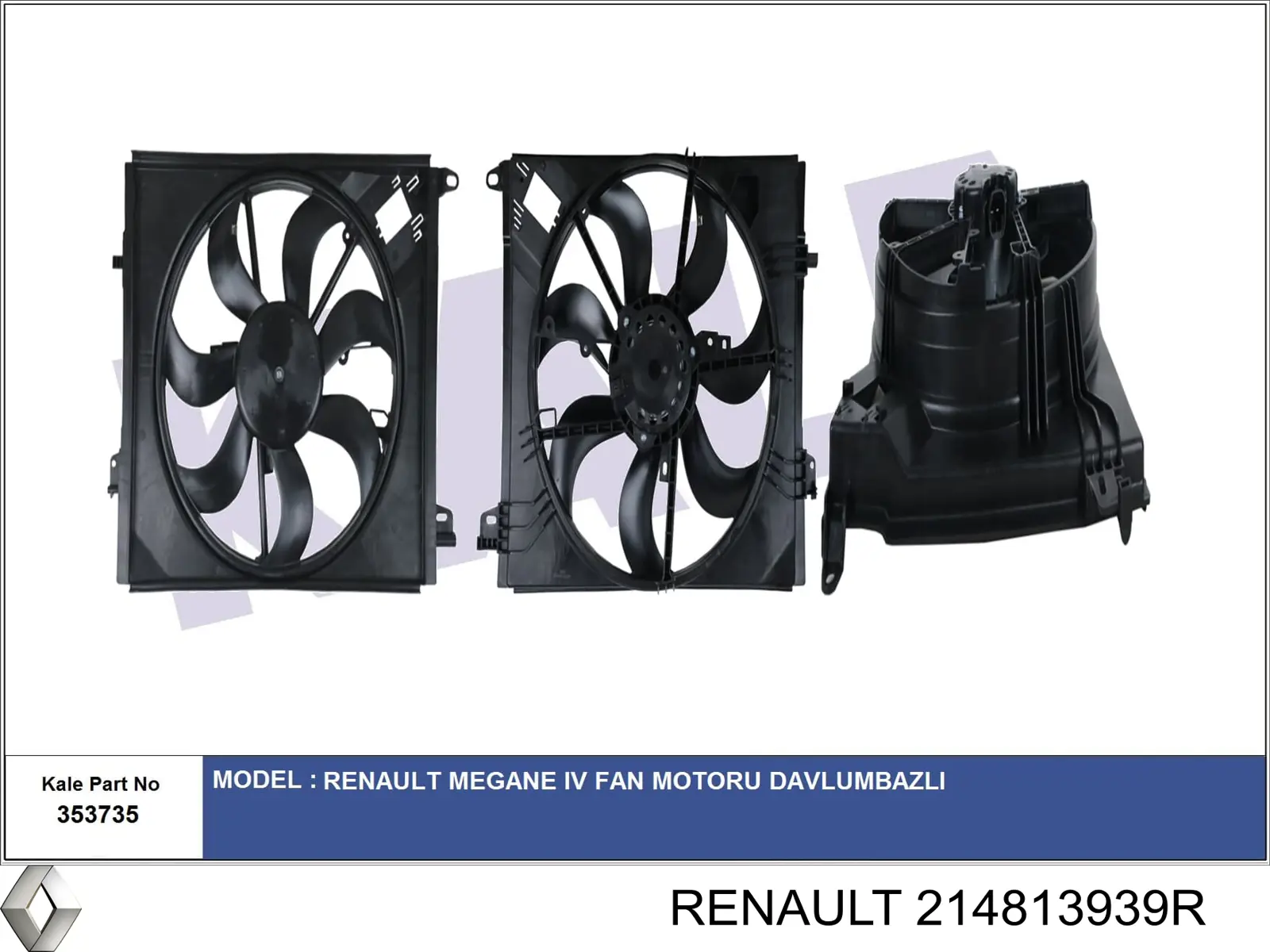 Compre RT7689 AVA Ventilador elétrico de esfriamento montado (motor + roda de aletas)