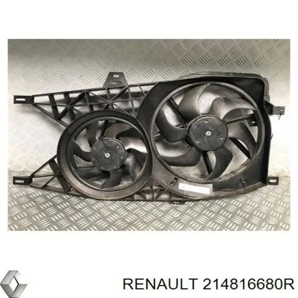 Compre 214816680R Renault (RVI) Difusor do radiador de esfriamento, montado com motor e roda de aletas