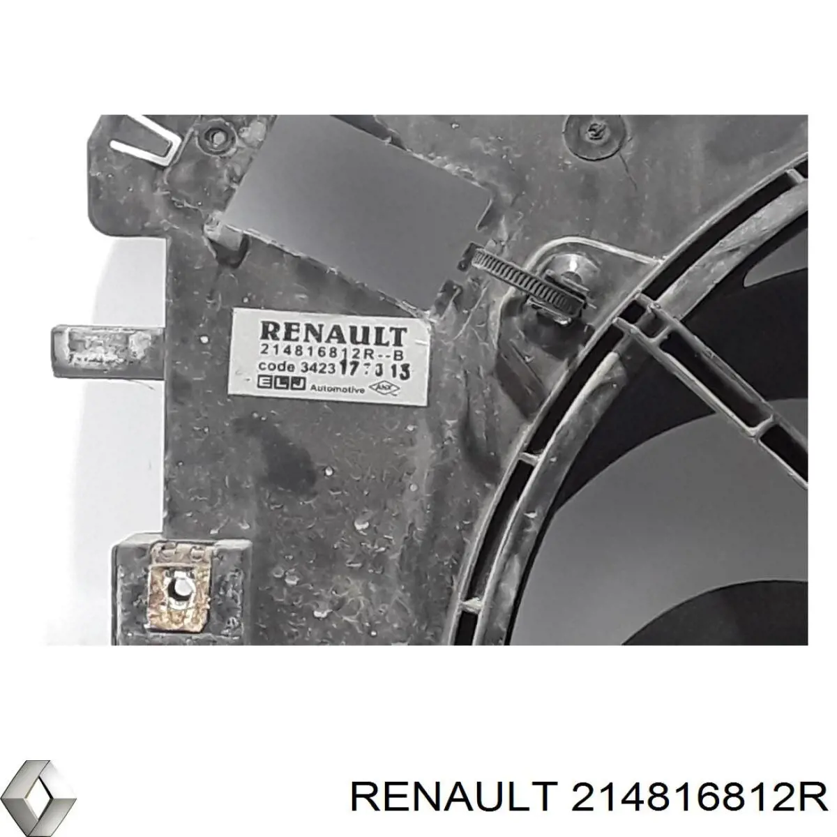 Compre 214816812R Renault (RVI) Difusor do radiador de esfriamento, montado com motor e roda de aletas