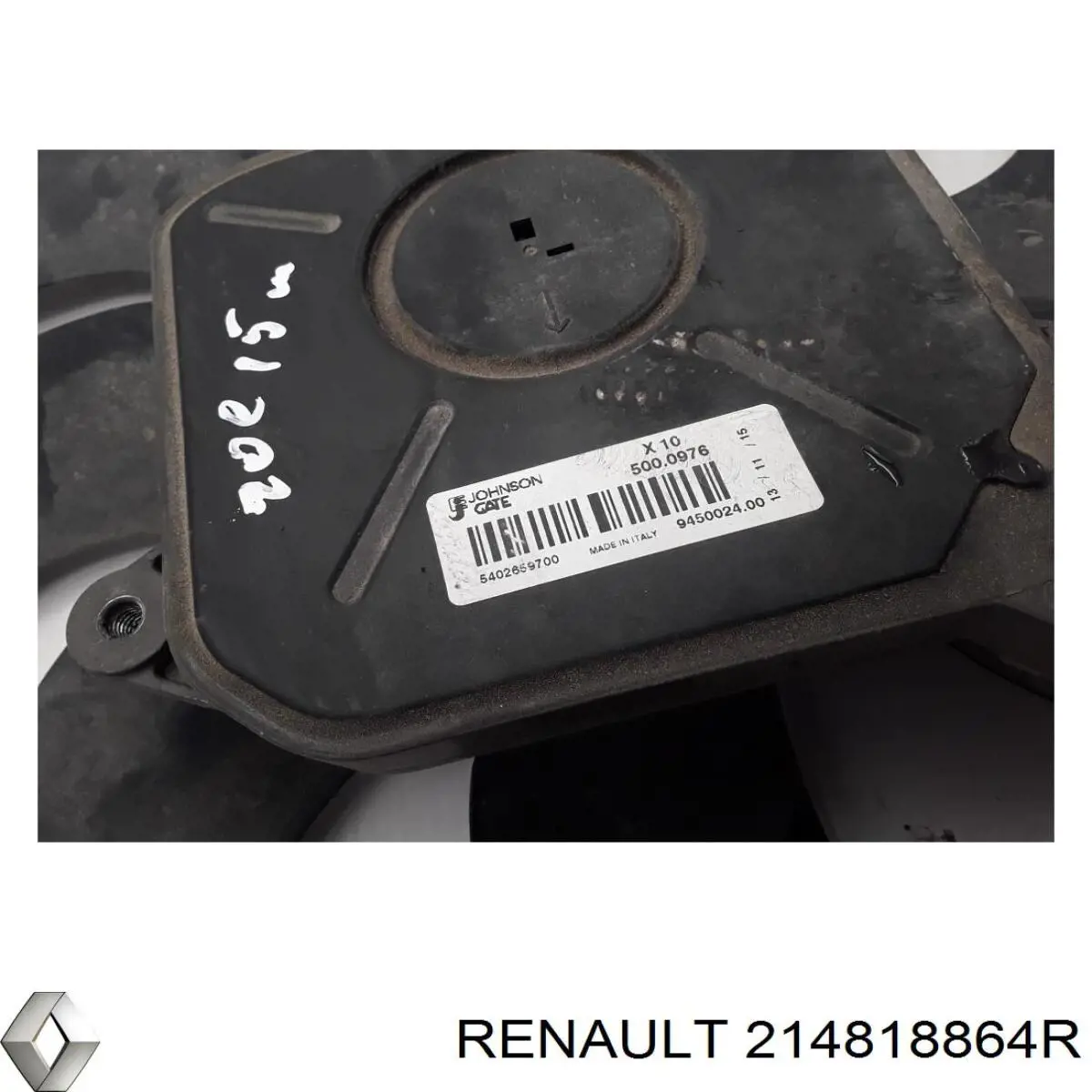 Ventilador elétrico de esfriamento montado (motor + roda de aletas) Renault (RVI) 214818864R preço, a partir de 315,03 USD