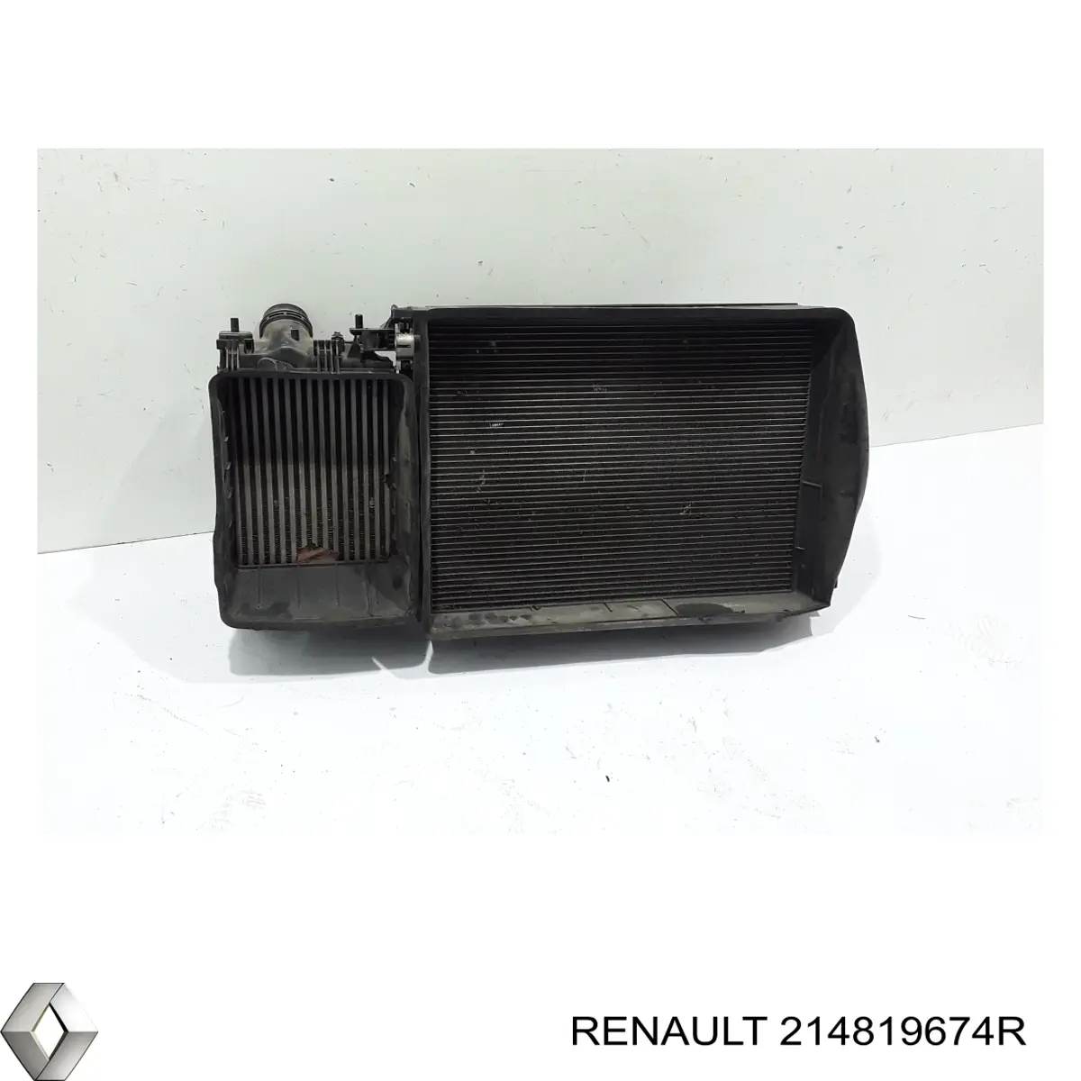 214819674R Renault (RVI) Difusor do radiador de esfriamento, montado com motor e roda de aletas