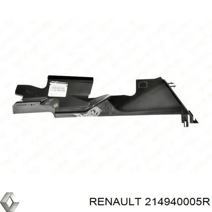 214940005R Renault (RVI) Conduto de ar (defletor) direito do radiador
