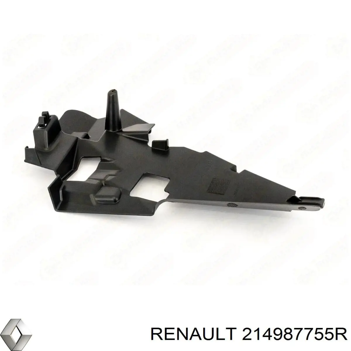 214987755R Renault (RVI) Conduto de ar (defletor) direito do radiador