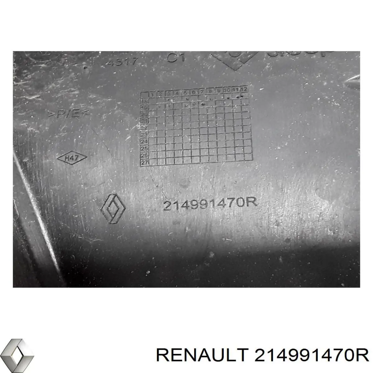 Conduto de ar (defletor) esquerdo do radiador Renault (RVI) 214991470R preço, a partir de 159,13 USD