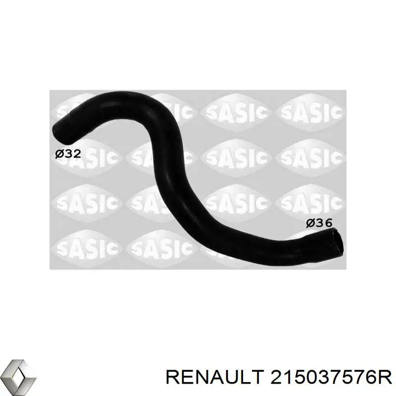 Mangueira (cano derivado) inferior do radiador de esfriamento Renault (RVI) 215037576R preço, a partir de 102,76 USD
