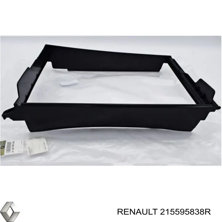 215595838R Renault (RVI) Conduto de ar (defletor) do radiador