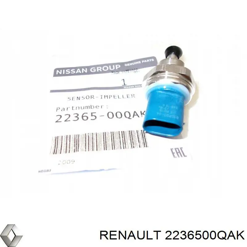 Compre 2236500QAK Renault (RVI) Sensor de pressão dos gases de escape